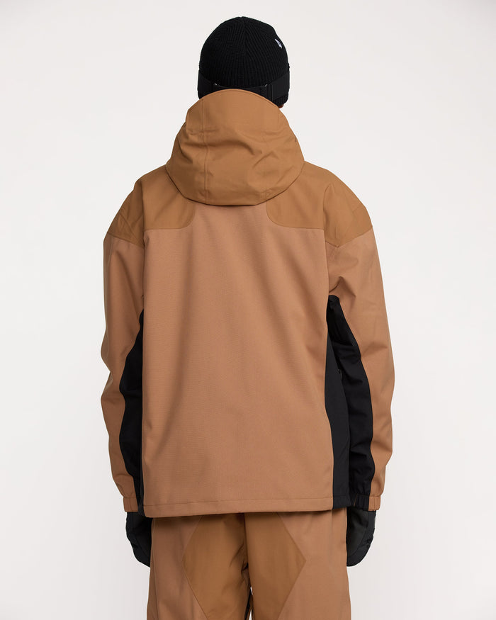Men's Kleveland Shell Jacket-Terra Brown-Volcom
