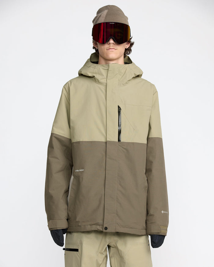 Men's L Gore-Tex Jacket-Moss Green-Volcom