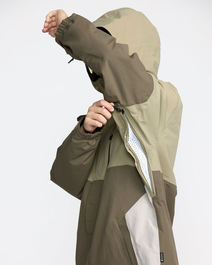 Men's L Gore-Tex Jacket-Moss Green-Volcom