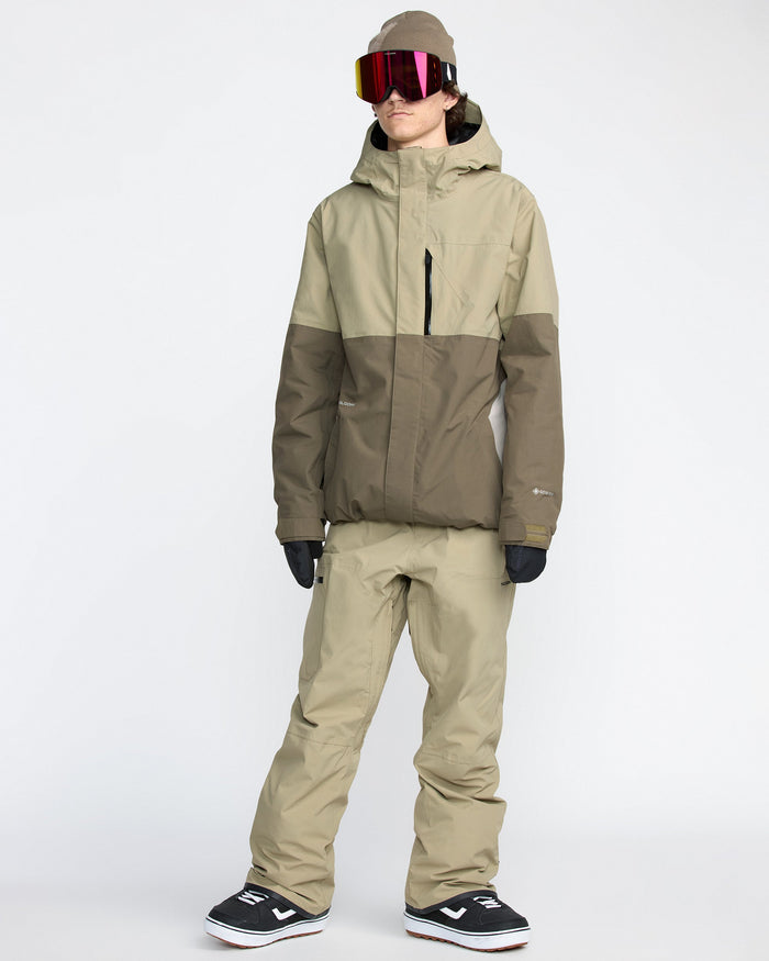 Volcom Men's L Gore-Tex Jacket Moss Green