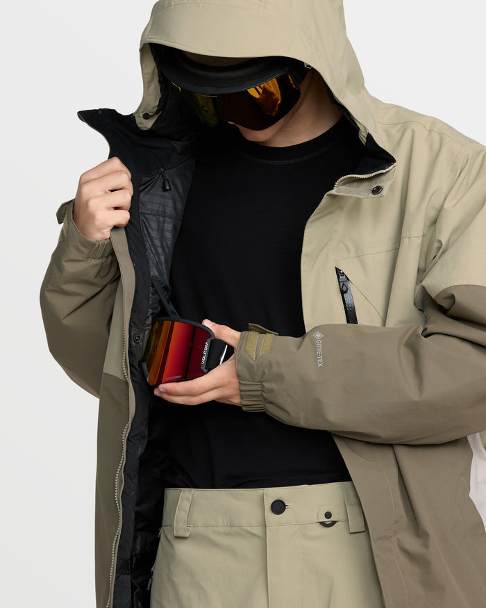 Men's L Ins Gore-Tex Jacket-Moss Green-Volcom