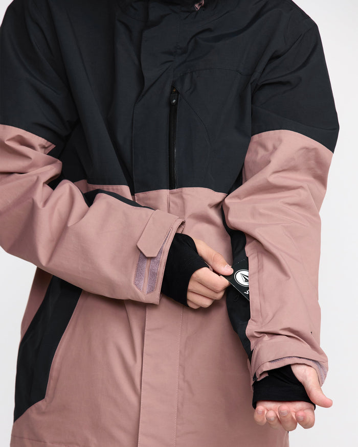 Men's L Insulated Gore-Tex Jacket-Pale Mauve-Volcom