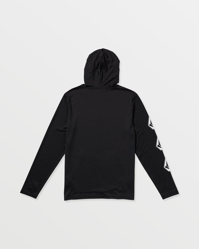 Men's Largee Iconic Hood Long Sleeve Rashguard--Volcom