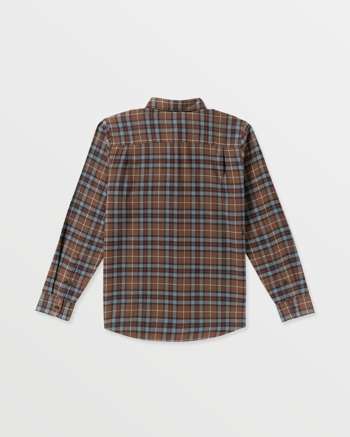 Men's Caden Flannel Shirt-Brownstone-Volcom