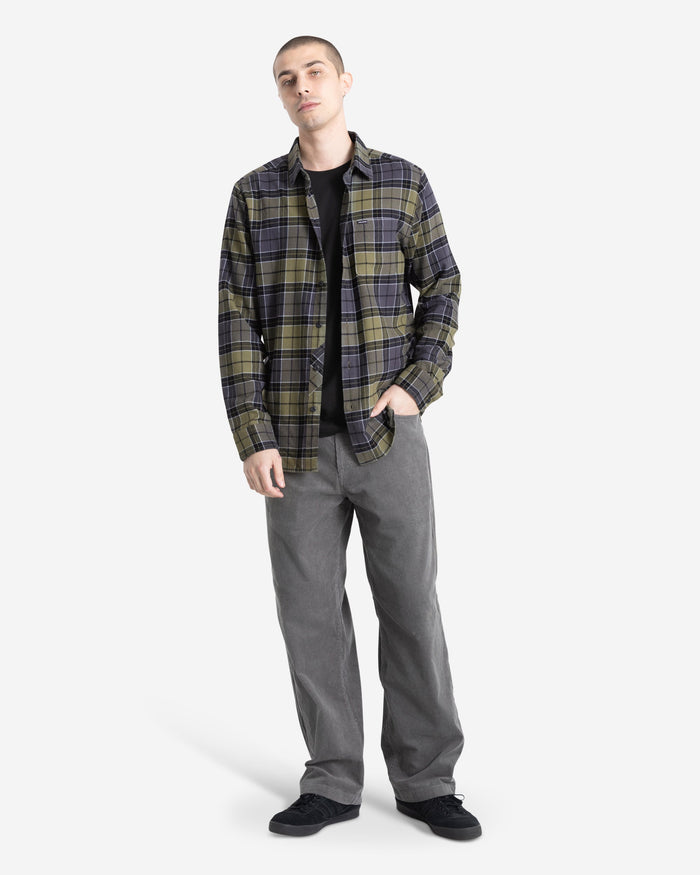 Volcom Men's Caden Plaid Long Sleeve Shirt
