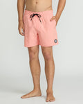 Men's Lido Solid 16" Trunks-Peach Fuzz-Volcom