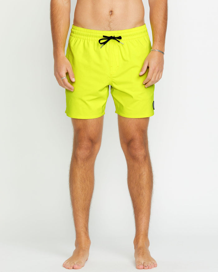 Men's Lido Solid 16" Trunks-Tennis Ball-Volcom