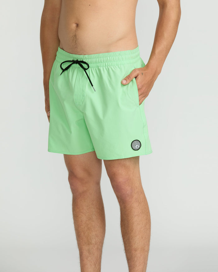 Men's Lido Solid 16" Trunks-Jade Cream-Volcom