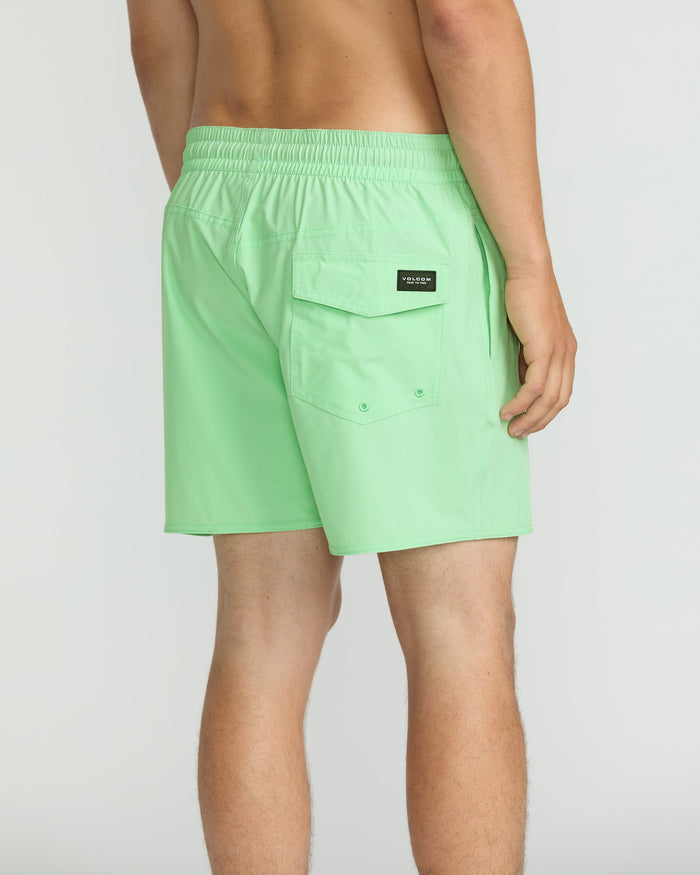 Men's Lido Solid 16" Trunks-Jade Cream-Volcom