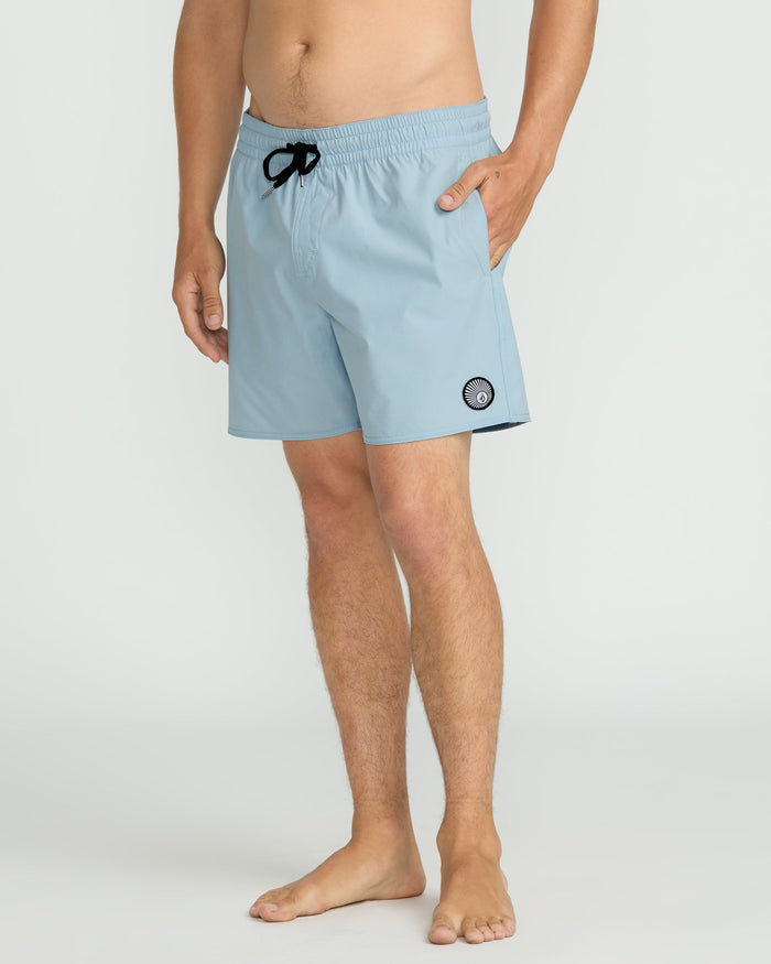 Men's Lido Solid 16" Trunks-Carolina Blue-Volcom