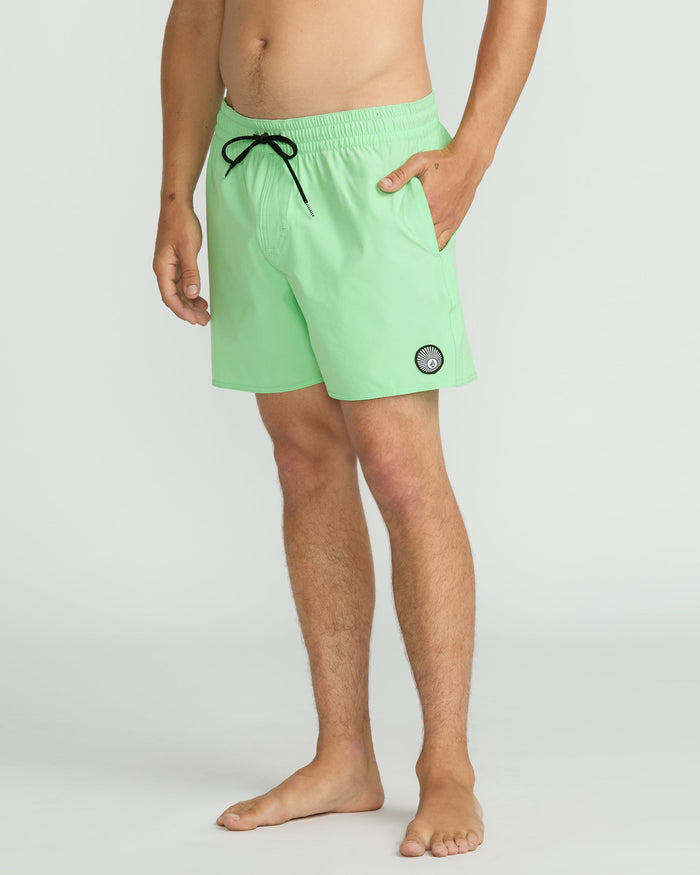 Men's Lido Solid 16" Trunks-Jade Cream-Volcom