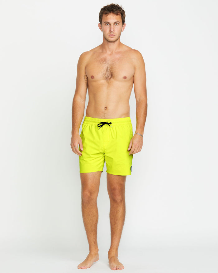 Men's Lido Solid 16" Trunks-Tennis Ball-Volcom