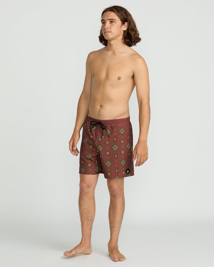 Men's Lido Print 16" Trunks--Volcom