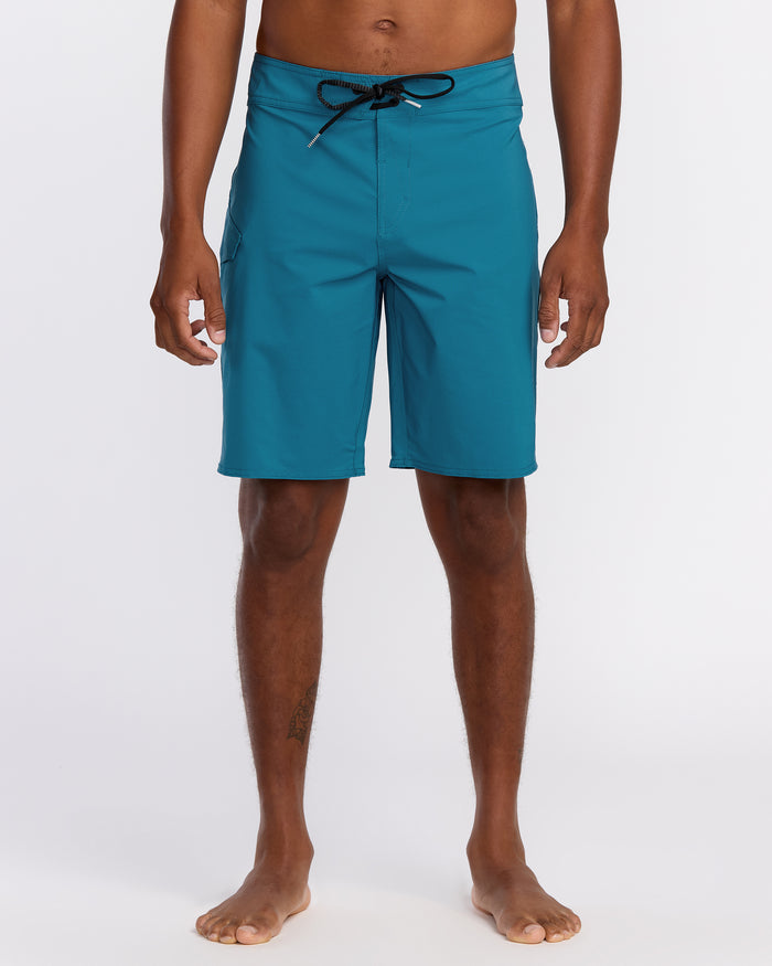 Men's Lido Solid Mod Trunks-Coronet Blue-Volcom