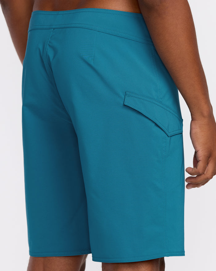 Men's Lido Solid Mod Trunks-Coronet Blue-Volcom