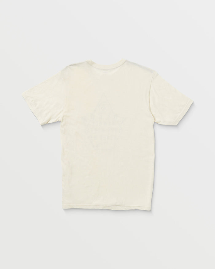 Men's Lined Up Short Sleeve Tee-Off White Heather-Volcom