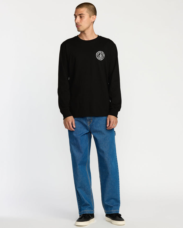 Men's Logo Stamp Long Sleeve Tee--Volcom