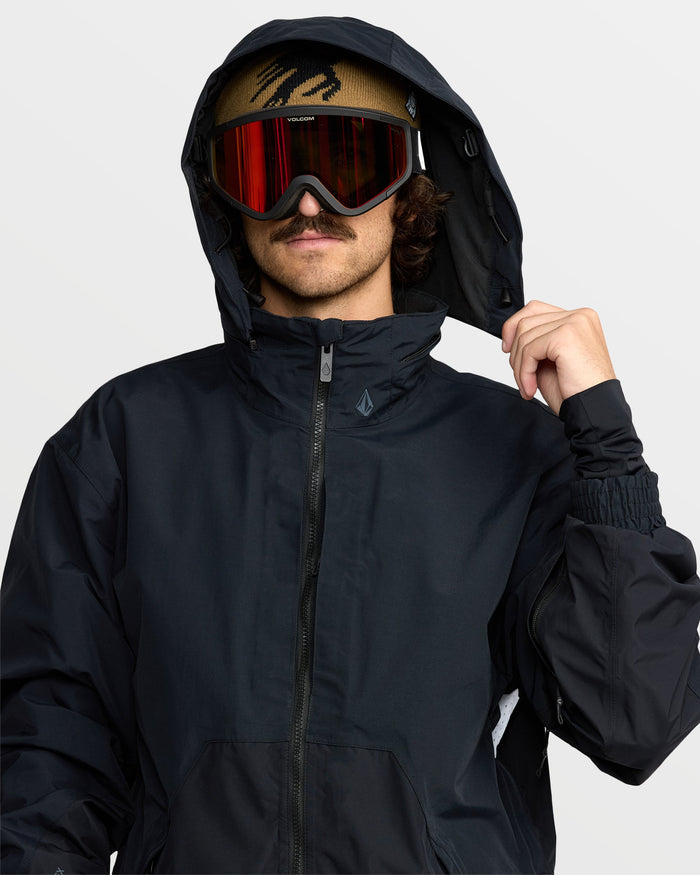 Men's Longo Gore-Tex Jacket-Black-Volcom