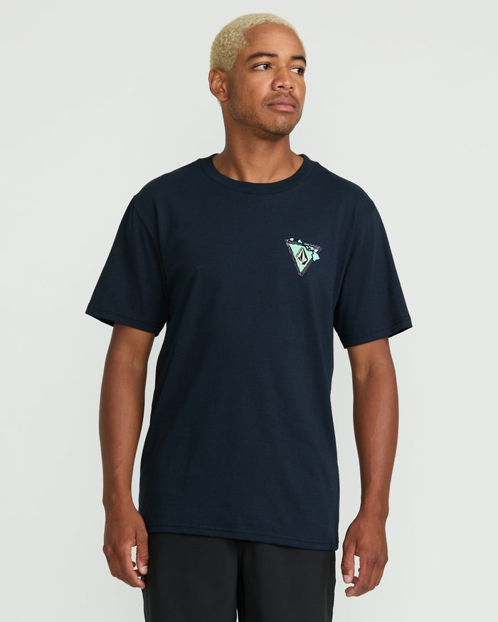 Men's Loops Short Sleeve Tee-Navy-Volcom