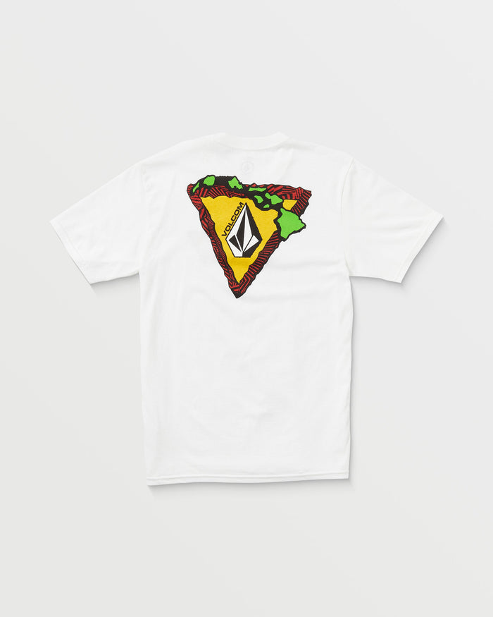 Men's Loops Short Sleeve Tee-White-Volcom
