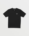 Men's Loose Short Sleeve Surf Tee-Black-Volcom
