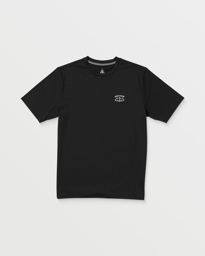 Men's Loose Short Sleeve Surf Tee-Black-Volcom