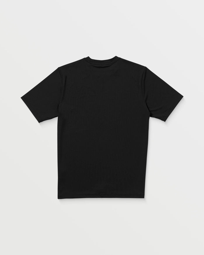 Men's Loose Short Sleeve Surf Tee-Black-Volcom