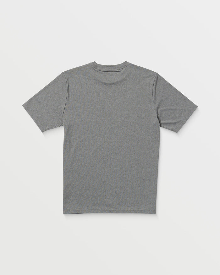Men's Loose Short Sleeve Surf Tee-Heather Grey-Volcom