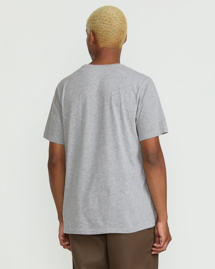 Men's Melting Short Sleeve Tee-Heather Grey-Volcom