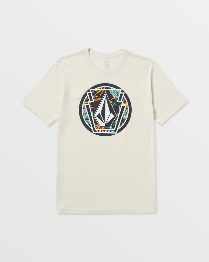 Men's Melting Short Sleeve Tee-Off White Heather-Volcom