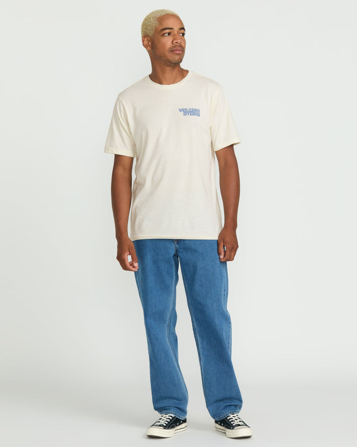 Men's Migrane Short Sleeve Tee-Off White Heather-Volcom