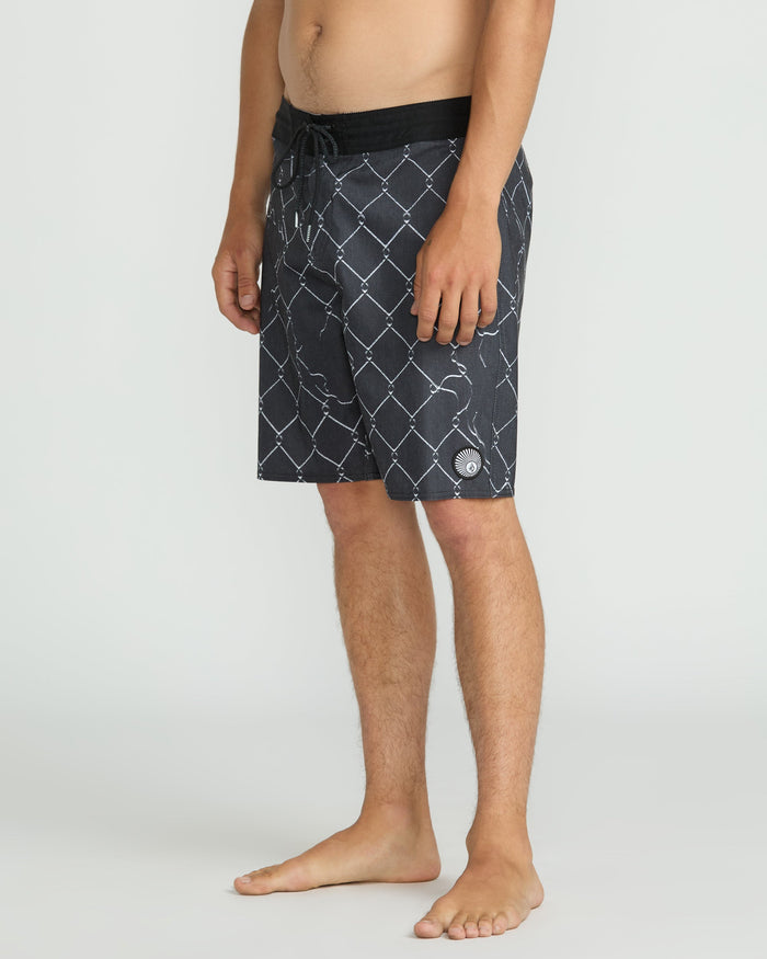 Men's Misdormeaner Stoney 19" Trunks-Black-Volcom