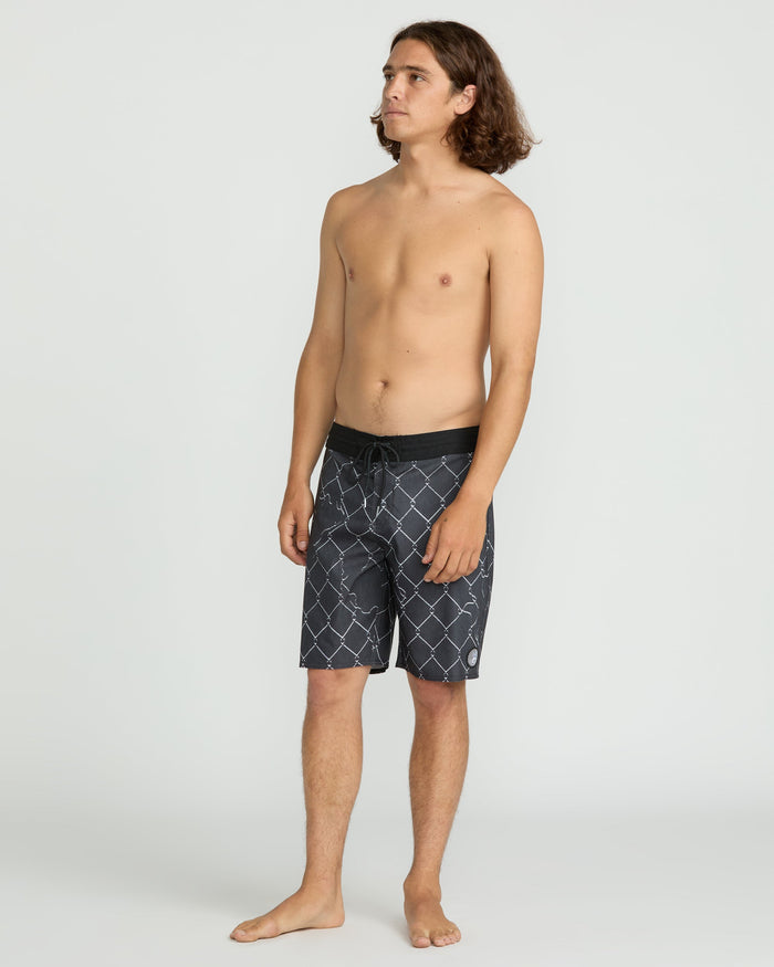Men's Misdormeaner Stoney 19" Trunks-Black-Volcom