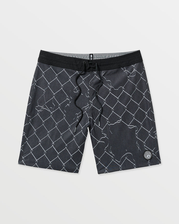Men's Misdormeaner Stoney 19" Trunks-Black-Volcom