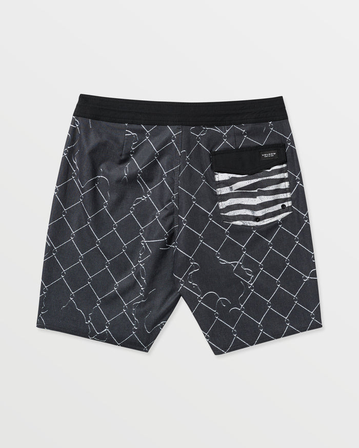 Men's Misdormeaner Stoney 19" Trunks-Black-Volcom