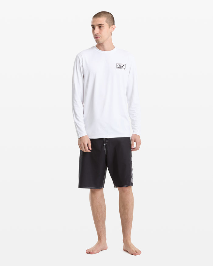 Men's Modstone Loose Long Sleeve-White-Volcom