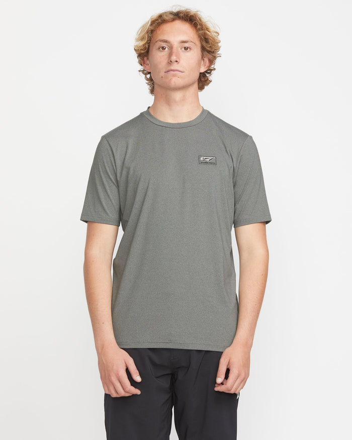 Men's Modstone Loose Short Sleeve Surf Tee-Heather Grey-Volcom