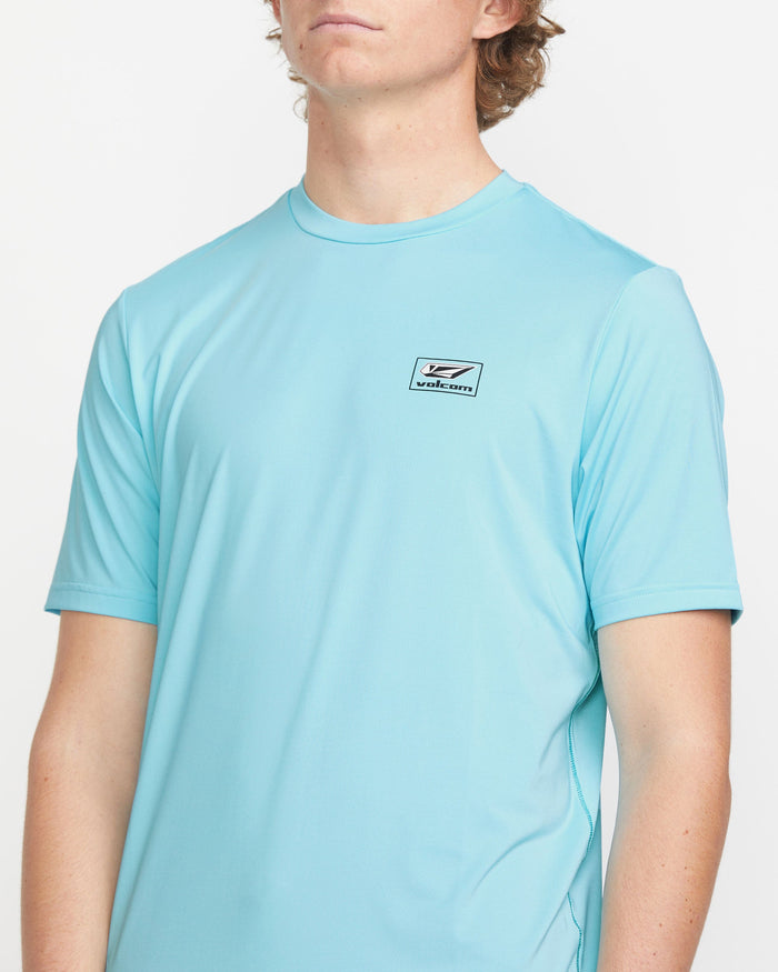 Men's Modstone Loose Short Sleeve Surf Tee-Resin Blue-Volcom