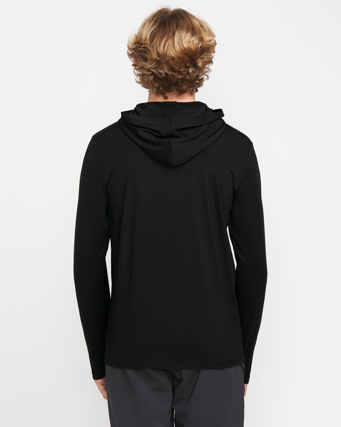Men's Modstone Loose Zip Hoodie-Black-Volcom