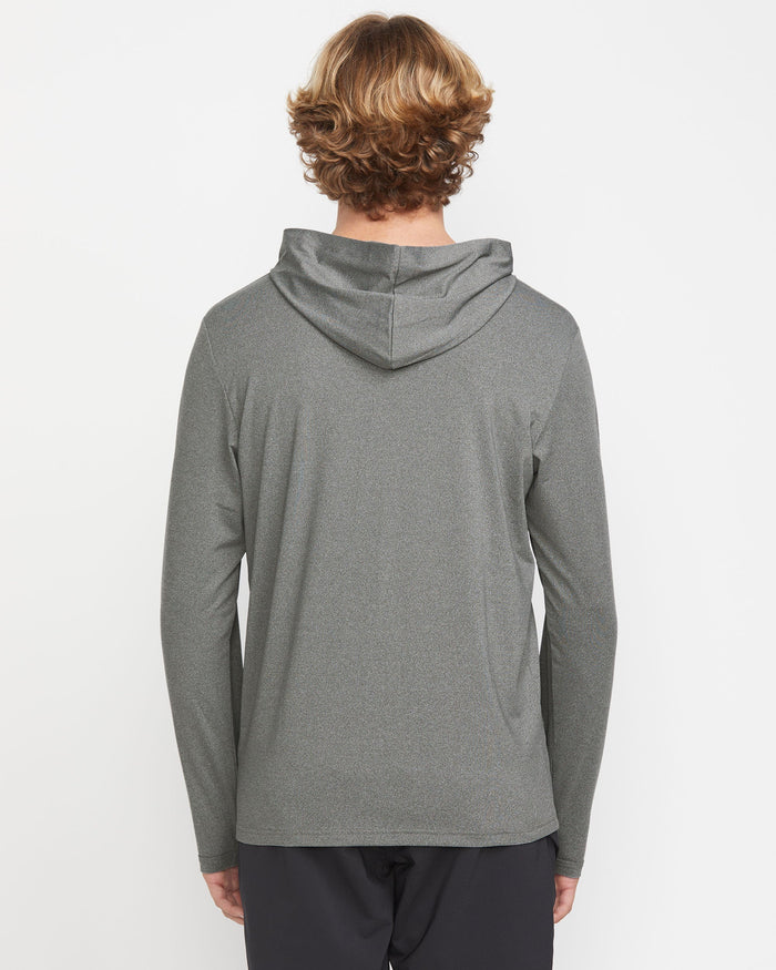 Men's Modstone Loose Zip Hood-Heather Grey-Volcom