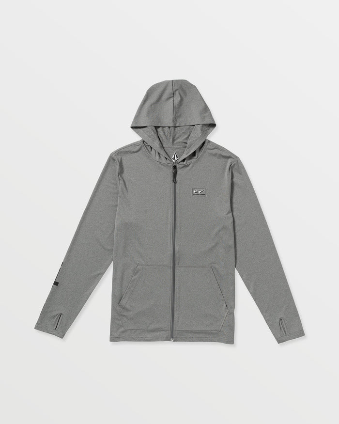 Men's Modstone Loose Zip Hood-Heather Grey-Volcom