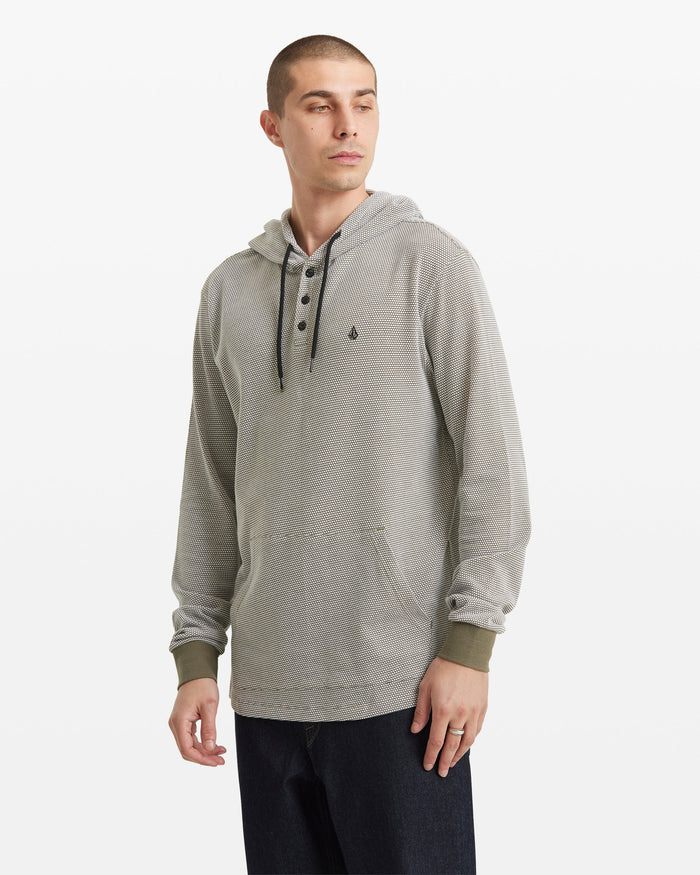 Volcom Men's Murph Thermal Long Sleeve Sweatshirt