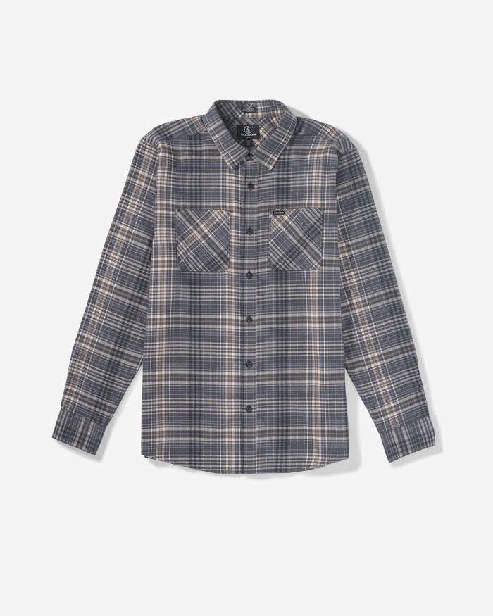 Volcom Men's Netastone Flannel Long Sleeve Shirt