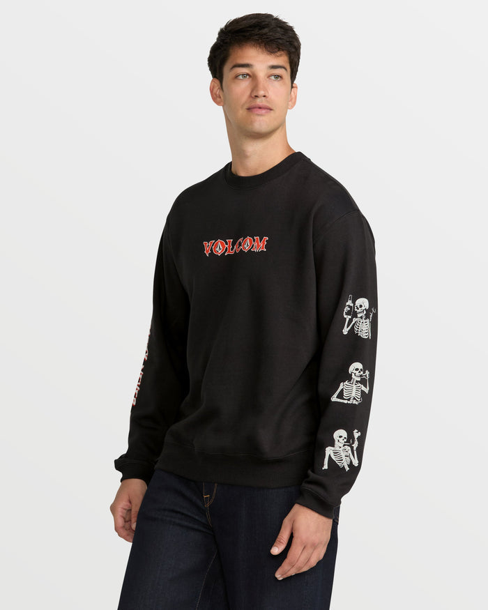 Men's Never Ends Crew Sweatshirt--Volcom