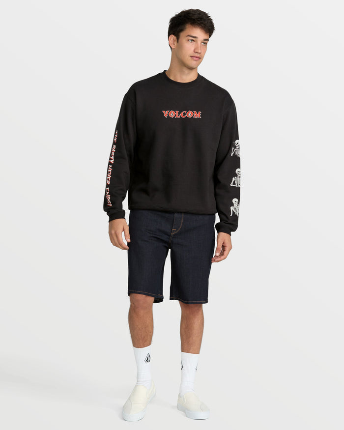 Men's Never Ends Crew Sweatshirt--Volcom