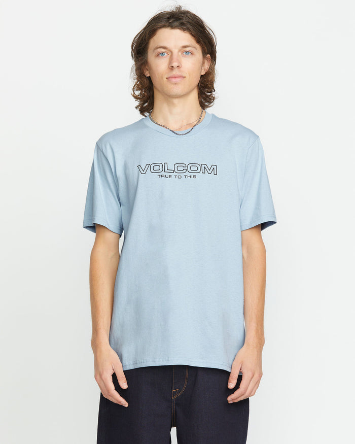 Men's Newro Short Sleeve Tee-Carolina Blue-Volcom
