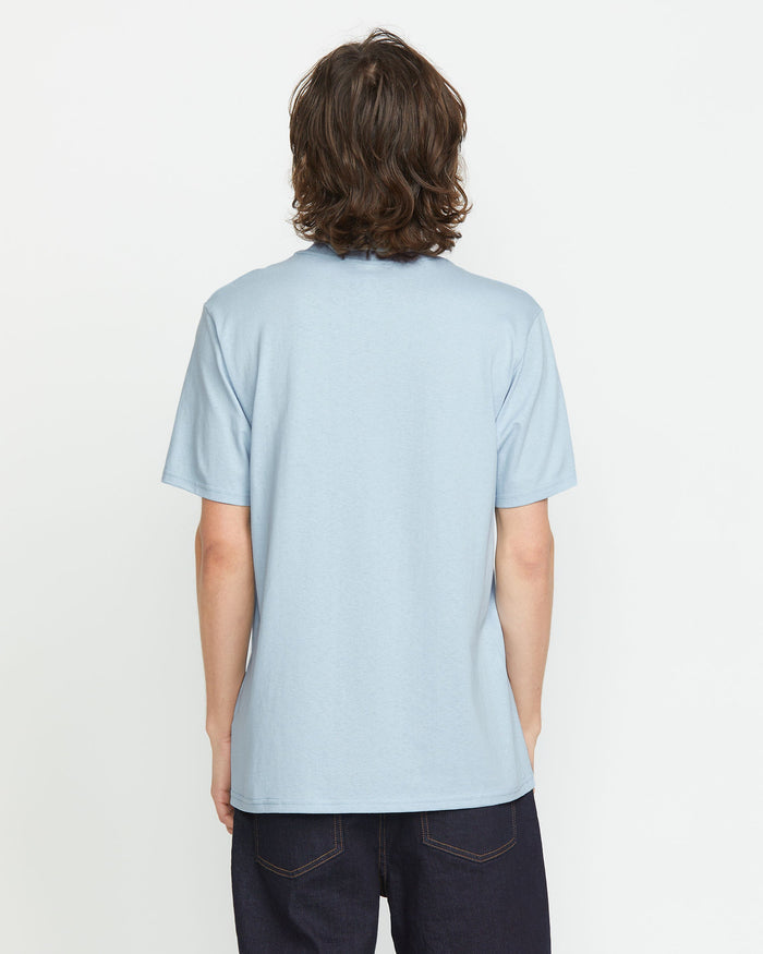 Men's Newro Short Sleeve Tee-Carolina Blue-Volcom