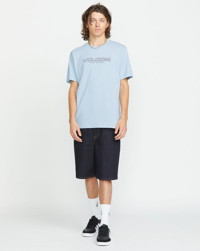 Men's Newro Short Sleeve Tee-Carolina Blue-Volcom