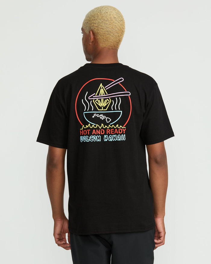 Men's Noodz Short Sleeve Tee-Black-Volcom