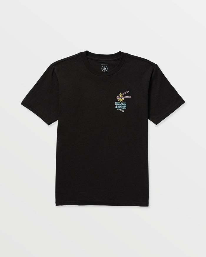 Men's Noodz Short Sleeve Tee-Black-Volcom